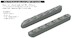 P51D Mustang exhaust Stacks with Fairing (Arma Hobby) E672444