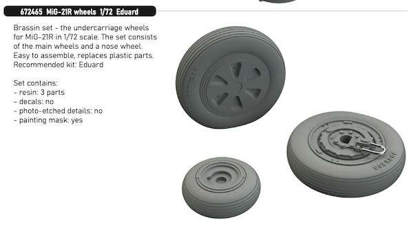 Mikoyan MiG21R Wheels (Eduard) E672465