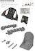 P39Q Airacobra  Lk + Instrument Panel and seatbelts, Exhaust stacks, Seat and Gunbarrels (Arma Hobby) E674003
