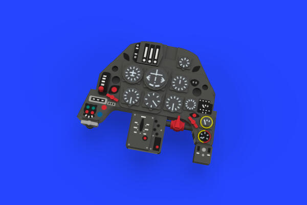 Messerschmitt Bf109G-4 Löök Instrument Panel and seatbelts (Eduard) E674005