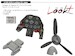 Messerschmitt Bf109G-2 Löök + Instrument Panel and seatbelts, Gunbarrels and propeller  (Eduard) E674008