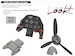 Messerschmitt Bf109G-2 Löök + Instrument Panel and seatbelts, Gunbarrels and propeller (Eduard) E674008