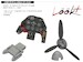 Messerschmitt Bf109G-4 Löök + Instrument Panel and seatbelts, Gunbarrels and propeller  (Eduard) E674009