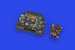 North American P51D-10 Mustang Löök Instrument Panel and seatbelts (Eduard) E674013