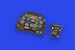North American P51D-15+ Mustang Löök Instrument Panel and seatbelts (Eduard) E674014