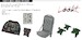North American P51D-15+ Mustang Löök+  Instrument Panel and seatbelts, Seat & Gunsight (Eduard) E674017