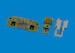 B24H Liberator Löök Instrument Panel and seatbelts (Airfix) E674019