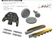 Messerschmitt Bf109G-14/AS Löök+  Instrument Panel and seatbelts, Exhaust Stacks, wheels and gun Barrels(Eduard) E674023