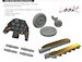 Messerschmitt Bf109G-14/AS Löök+  Instrument Panel and seatbelts, Exhaust Stacks, wheels and gun Barrels(Eduard) E674023
