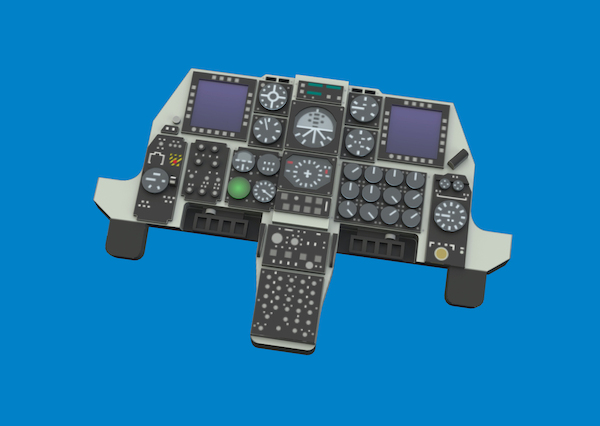 A10C Thunderbolt II Löök  Instrument Panel and seatbelts (Great Wall Hobby)  E674041
