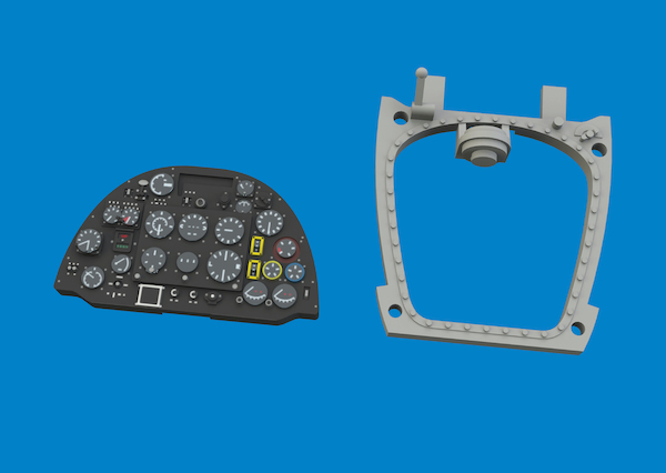 Spitfire MKI  Löök Instrument Panel and seatbelts (IBG)  E674052