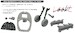 Spitfire MKVb Löök+ Instrument Panel and seatbelts, Three Stack Rounded exhaust, Wheels (Eduard)Tamiya) E674063
