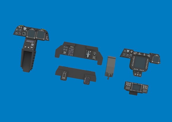 F14D Tomcat Löök Instrument Panel and seatbelts (Tamiya) E674068