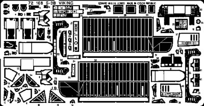 Detailset Lockheed S3B Viking  E72-168