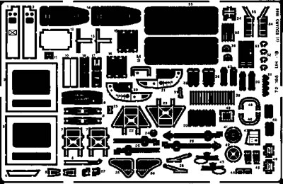 Detailset Bell UH1B Huey E72-195