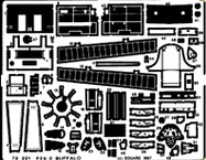 Detailset Brewster F2A Buffalo  E72-221