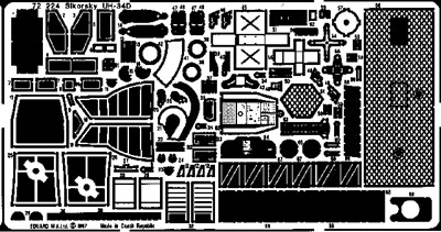 Detailset Sikorsky UH34 (S58)  E72-224