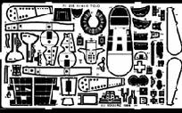 Detailset Kawasaki Ki44 Tojo (Hasegawa)  E72-255