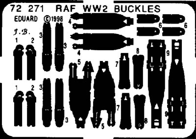 Detailset RAF Seatbelt Buckles  E72-271