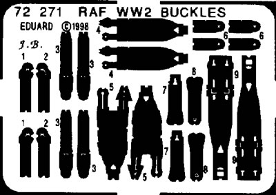 Detailset RAF Seatbelt Buckles E72-271