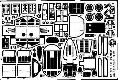 Detailset Grumman F9F Panther  E72-279