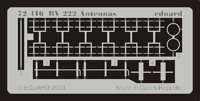 Detailset BV222 - Antenna`s (Revell) E72-416