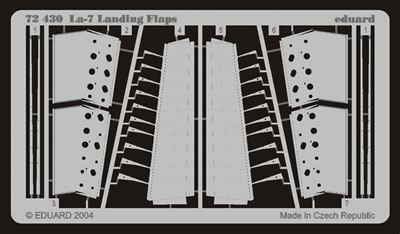 Detailset Lavochkin La7 Landing flaps (Eduard)  E72-430