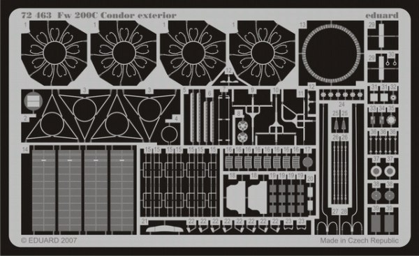 Detailset Focke Wulf FW200C Condor Exterior (Revell) E72-463