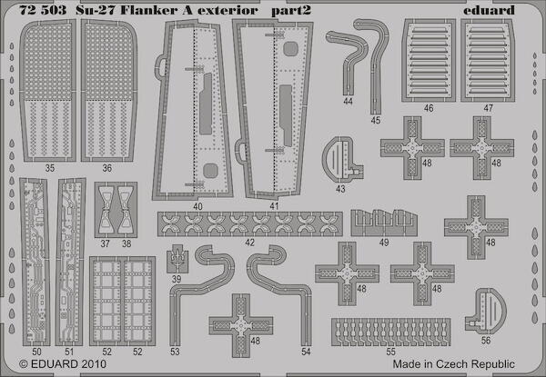 Detailset Suchoi Su27 Flanker A Exterior (ICM)  E72-503