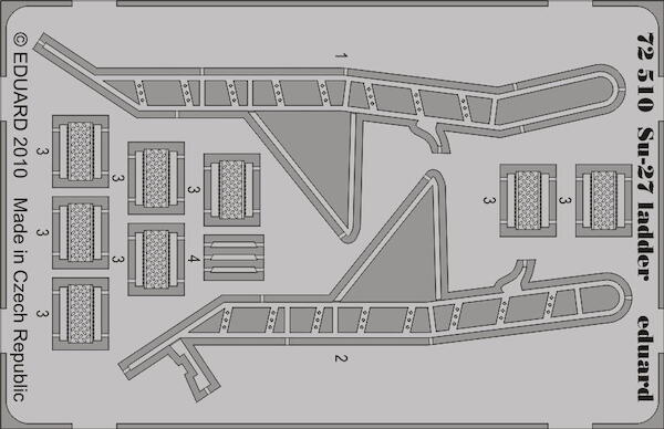 Detailset Suchoi Su27 Flanker A Ladder (ICM) E72-510