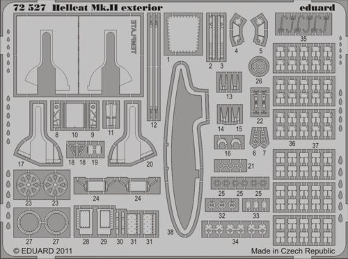 Detailset Hellcat MKII exterior (Eduard) E72-527