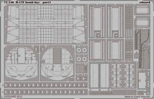 Detailset B17F Flying Fortress Bomb Bay (Revell)  E72-546