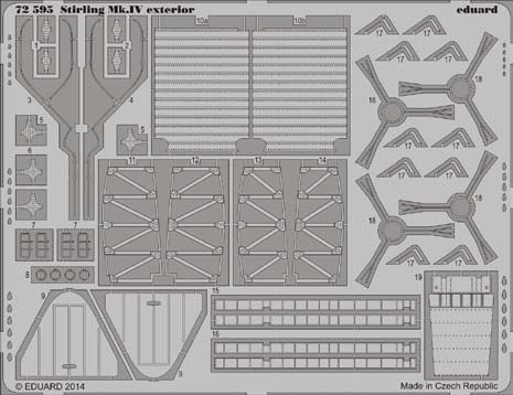 Detailset Short Stirling MKIV (Italeri)  E72-595