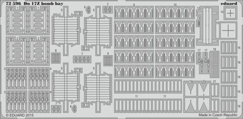 Detailset Dornier Do17Z Bomb Bay (Airfix)  E72-596