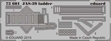 Detailset SAAB JAS39 Gripen ladder (Revell) E72-601