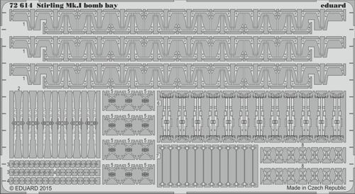 Detailset Short Stirling MK1 Bomb bay (Italeri)  E72-614