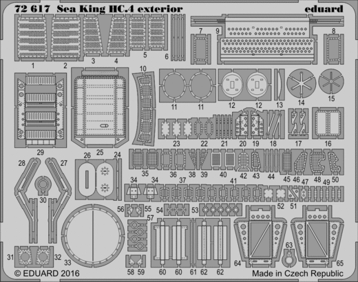 Detailset Sea King HC4 Interior (Airfix)  E72-617
