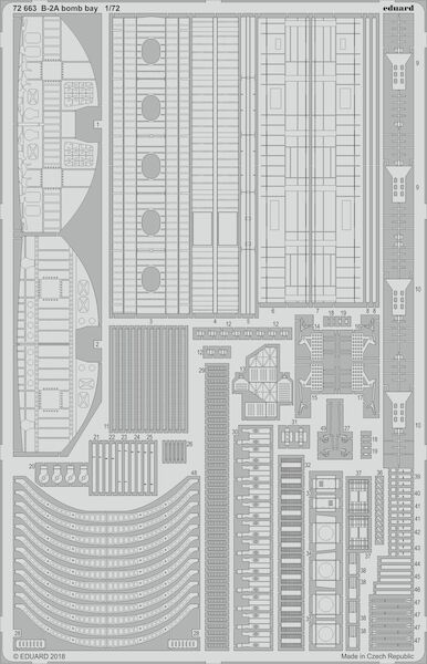 Detailset B2A Spirit Bomb Bay (Modelcollect) E72-663