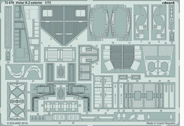 Detailset  Victor K2 exterior (Airfix)  E72-678