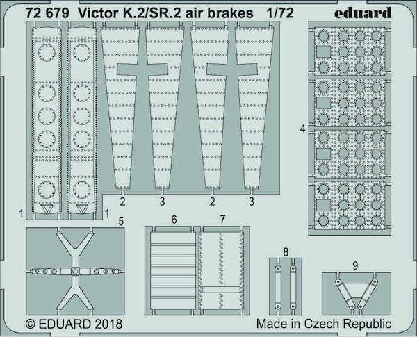 Detailset Victor K2/SR2 Airbrakes (Airfix) E72-679