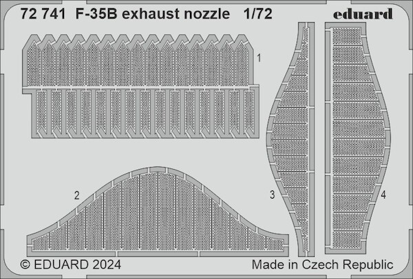 Detailset F35B Lightning II Exhaust Nozzle (Tamiya) E72-741