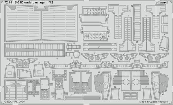 Detailset  B24D Undercarriage (Airfix)  E72-751