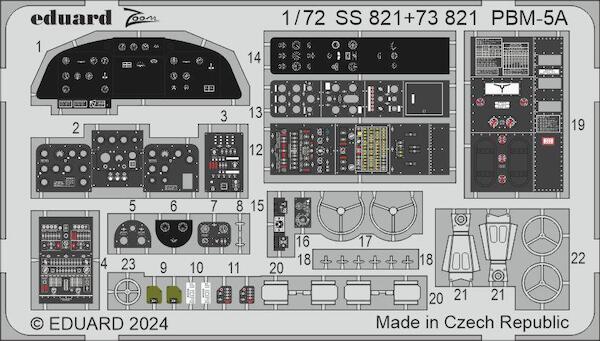Detailset Martin PBM5A Mariner Interior (Academy) E73-821