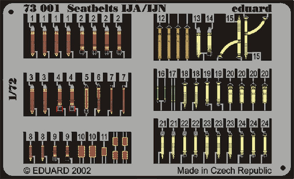 Detailset Seatbelts IJA/IJN  E73-001