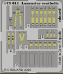 Detailset Seatbelts Lancaster  E73-011