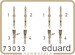Detailset Focke Wulf FW190A-8 Seatbelts SUPERFABRIC (Eduard) E73-033