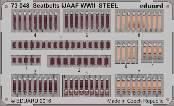 Detailset IJAAF WWII Seatbelts (STEEL)  E73-048