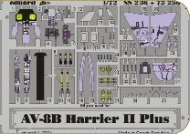 Detailset AV8B Harrier II plus (Hasegawa) E73-236