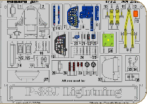 Detailset P38J Lightning (Academy)  E73-255