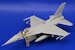 Detailset F16CJ Fighting Falcon self adhesive (Academy)  E73-316